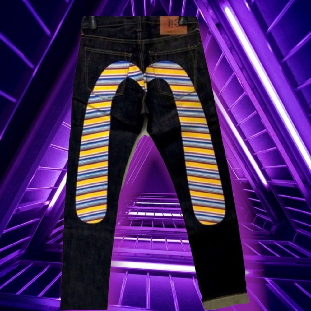 EviSu DaiCock 🪜MultiColor Selvedge Jeans 👖